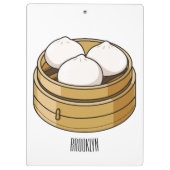 Porte-bloc Dim sum dessin animé (Dos)
