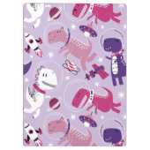 Porte-bloc Dinosaures de l'espace, Dinosaures mignons, Étoile (Dos)