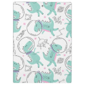 Porte-bloc Dinosaures de l'espace, Dinosaures mignons, Navire (Dos)