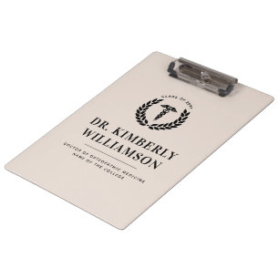 Porte-bloc Diplôme d'études Médicales personnalisé