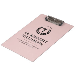 Porte-bloc Diplôme d'études Médicales personnalisé