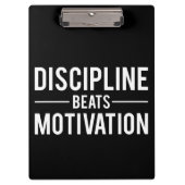 Porte-bloc Discipline bat Motivation - Inspiration (Devant)
