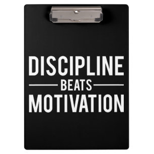 Porte-bloc Discipline bat Motivation - Inspiration