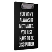 Porte-bloc Discipline vs Motivation - Entraînement inspirant (Swatch)