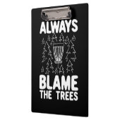 Porte-bloc Disk Golf Toujours Blâmer Les Arbres (Gauche)
