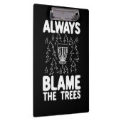 Porte-bloc Disk Golf Toujours Blâmer Les Arbres (Swatch)