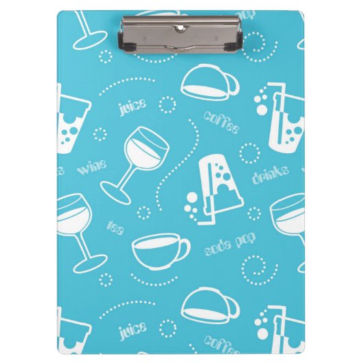 Porte-bloc Diverses boissons (Devant)