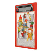 Porte-bloc DIX SEIGNEURS SAUTILLANTS Mini Bloc-Notes - Rouge (Angle2)