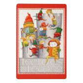 Porte-bloc DIX SEIGNEURS SAUTILLANTS Mini Bloc-Notes - Rouge (Dos)