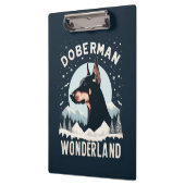 Porte-bloc Doberman Wonderland - Thème Amoureux des chiens en (Gauche)