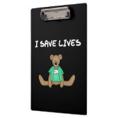 Porte-bloc Docteur Bear I Save Lives Porte - bloc (Gauche)