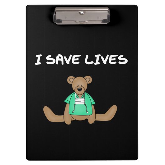 Porte-bloc Docteur Bear I Save Lives Porte - bloc (Devant)