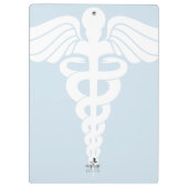 Porte-bloc Docteur de caducée dans la Chambre Médicale (Dos)
