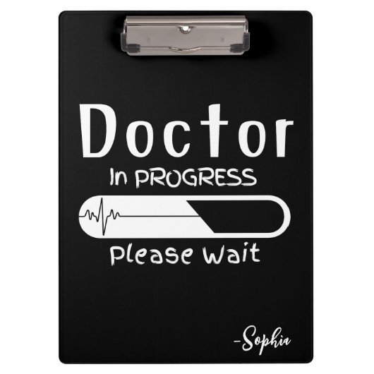 Porte-bloc Docteur en cours (Devant)