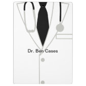 Porte-bloc Docteur Médicale Acrylic Clipboard de thème (Dos)