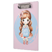 Porte-bloc Doll Design - Thème "Let’s Play" (Gauche)