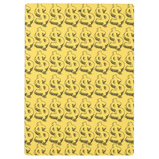 Porte-bloc dollar or (Dos)