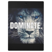 Porte-bloc Dominer - Motivation Lion (Dos)
