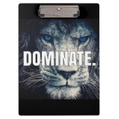 Porte-bloc Dominer - Motivation Lion (Devant)
