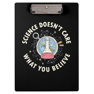 Porte-bloc Don de scientifique La science ne s'intéresse pa