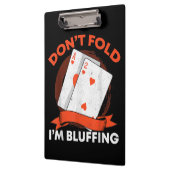 Porte-bloc Dont fold Poker (Gauche)
