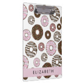 Porte-bloc Donuts Roses, Donuts Brown, Sprinkings, Votre Nom (Swatch)