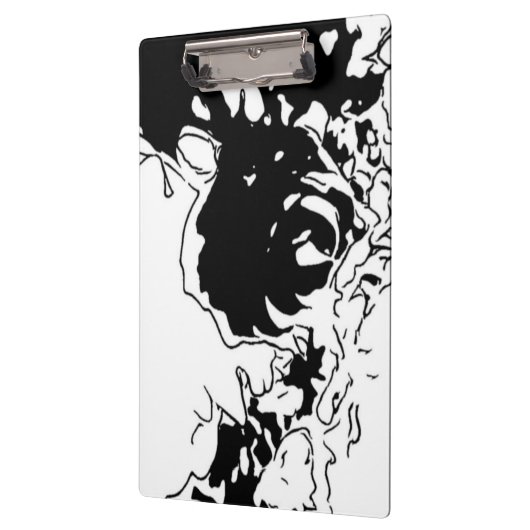 Porte-bloc Doodle de fleurs (Gauche)