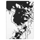 Porte-bloc Doodle de fleurs (Dos)