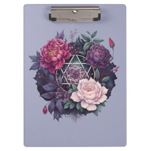 Porte-bloc Dossier de poche Wiccan Lavender Pyrénées Pentacle