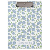 Porte-bloc Dossier Itinéraire du Wedding planner d'Hydrangée  (Devant)