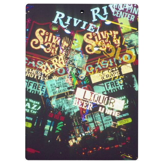 Porte-bloc Double exposition, panneaux de casino, Las Vegas, (Dos)