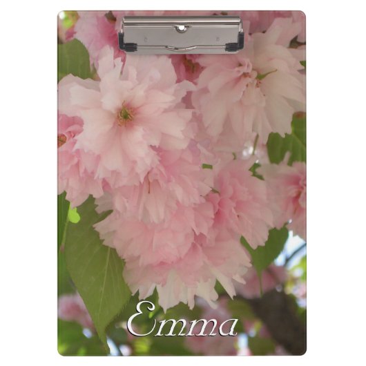 Porte-bloc Double floraison cerisier II printemps fleuri (Devant)