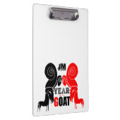 Porte-bloc Double Odd Chèvre chinois Année Zodiac Monogramme (Swatch)