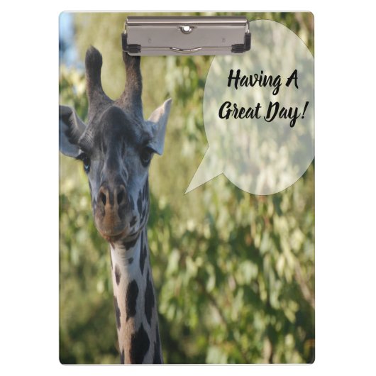 Porte-bloc Douche girafe (Devant)