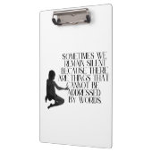 Porte-bloc Douleur silencieuse - Conception de devis émotionn (Gauche)