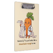 Porte-bloc Dr. Carrot ECG Funny Medical Clipboard (Swatch)