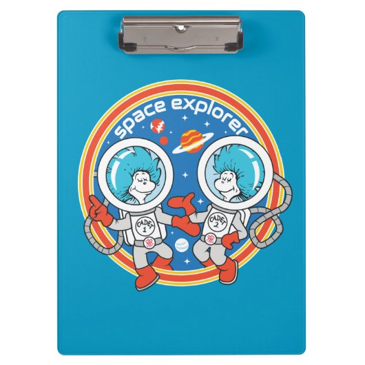 Porte-bloc Dr Seuss | Cadet Un Cadet Deux Espace Explorer (Devant)