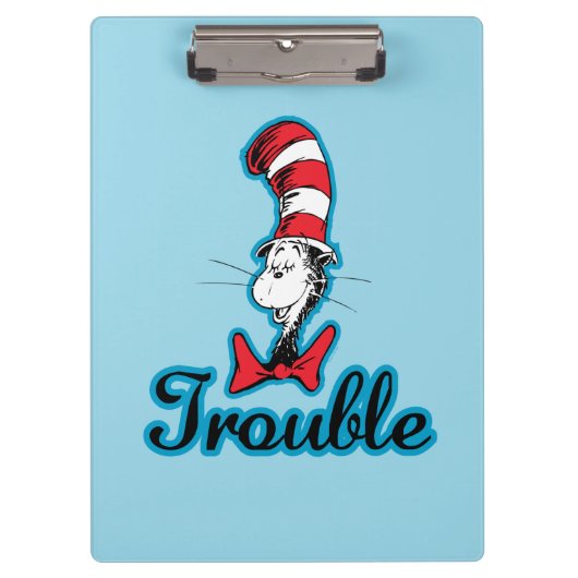 Porte-bloc Dr Seuss | Chat dans le problème du Casquette (Devant)