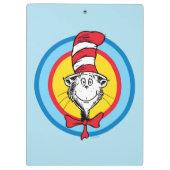 Porte-bloc Dr. Seuss | Graphisme de tête de Chat dans le Chap (Dos)