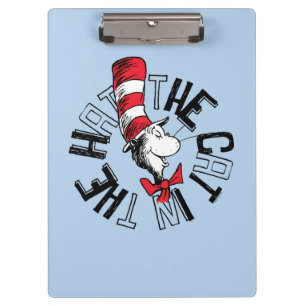 Porte-bloc Dr Seuss   Le Chat dans l'art rond Casquette