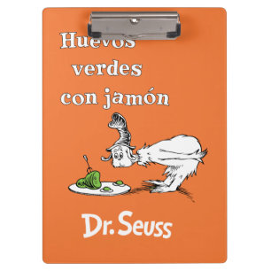 Porte-bloc Dr. Seuss Œufs verts et jambon espagnol