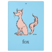 Porte-bloc Dr. Seuss | Renard Rose (Dos)