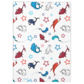 Porte-bloc Dr Seuss | Un poisson deux étoiles de poisson Moti (Dos)