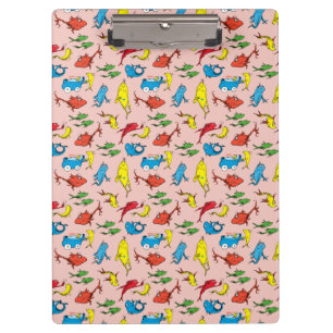 Porte-bloc Dr. Seuss   Un Poisson Deux Poissons Motif
