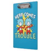 Porte-bloc Dr Seuss | Une Chose Deux Ici, C'Est Difficile (Gauche)