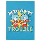 Porte-bloc Dr Seuss | Une Chose Deux Ici, C'Est Difficile (Dos)