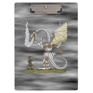 Porte-bloc Dragon mécanique