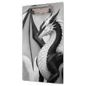 Porte-bloc Dragon noir et blanc (Gauche)