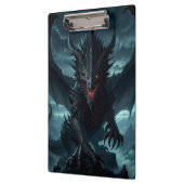 Porte-bloc Dragon sombre et médiéval (Gauche)