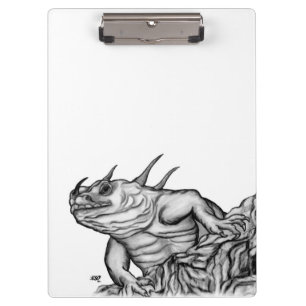 Porte-bloc Dragon sur le rocher